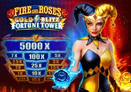 Fire and Roses Gold Blitz Fortune Tower™ game icon